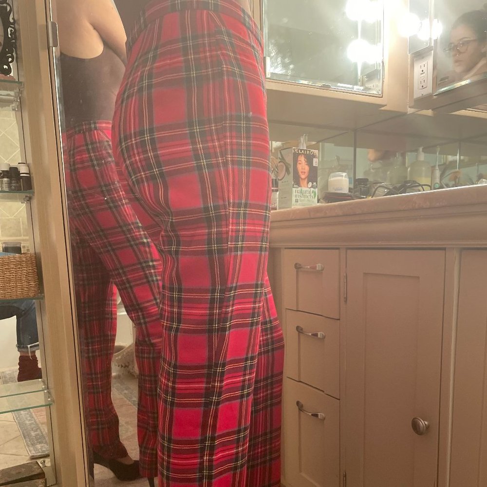 VINTAGE PLAID PANTS Circa 1996